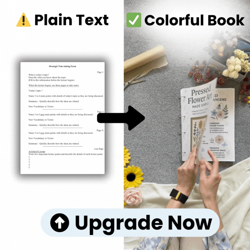 Upgrade to Our Visual Notes(One-Time Offer)